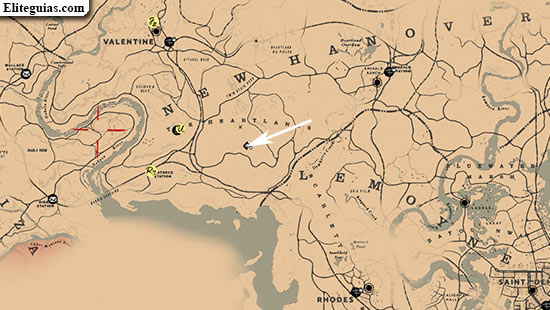 Mapa del Tesoro Gaptooth Breach / Gaptooth Breach Treasure Map